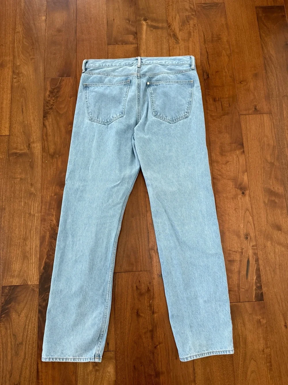 H&M Relaxed Light Blue Straight-Leg Men's Jeans